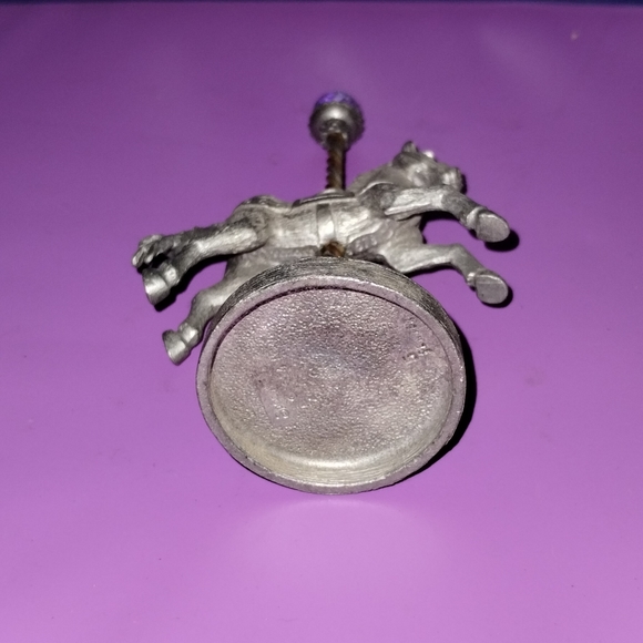 1984 Spoontiques Pewter Carousel Horse - Picture 6 of 6